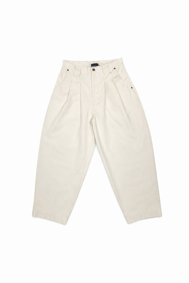 Pleated Worker Pants