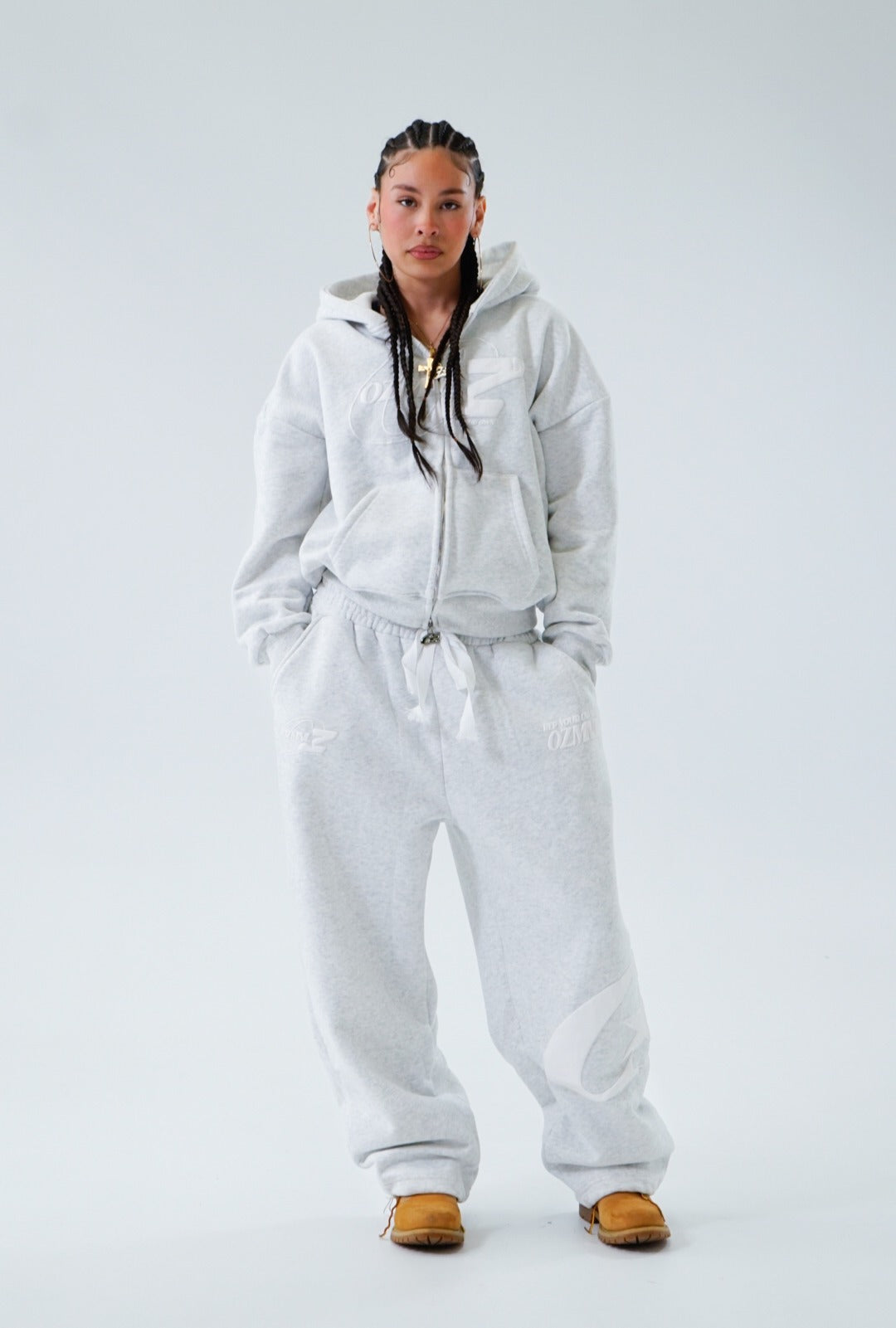 DropOutz V2 Trackpants SNOW GREY