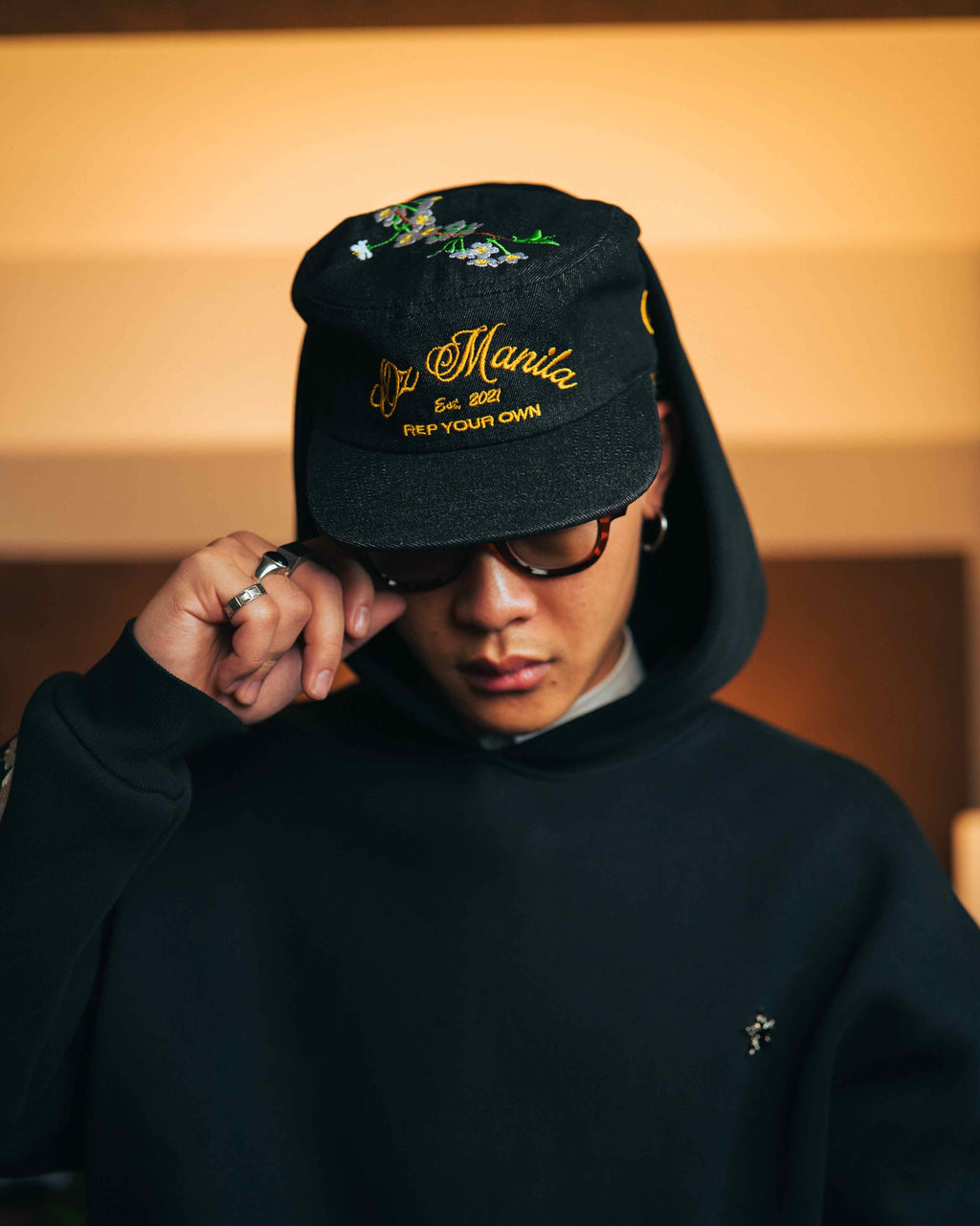 “Sampaguita” Pillbox Cap