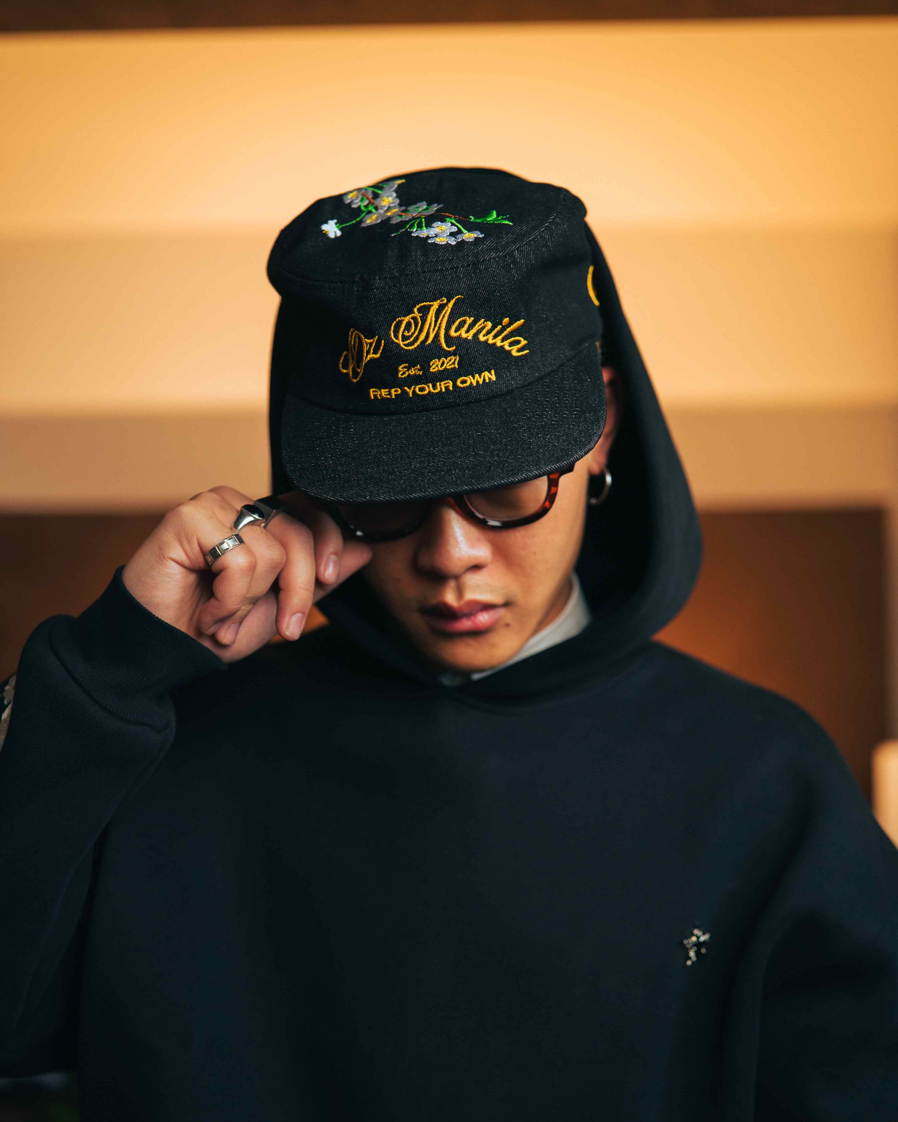 “Sampaguita” Pillbox Cap