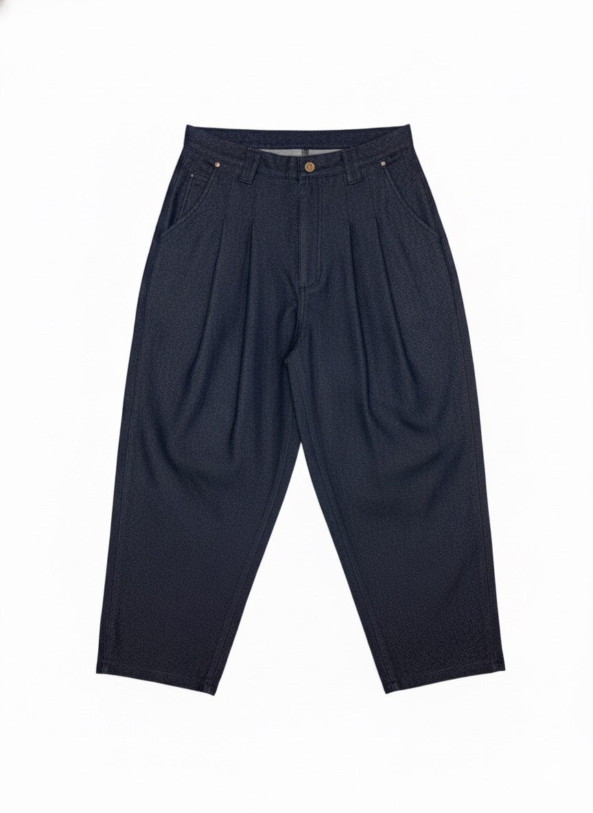 Pleated Worker Pants