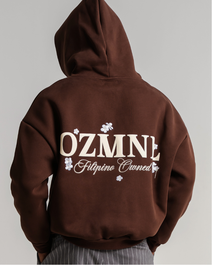 “Sampaguita” Luxury Hoodie BROWN