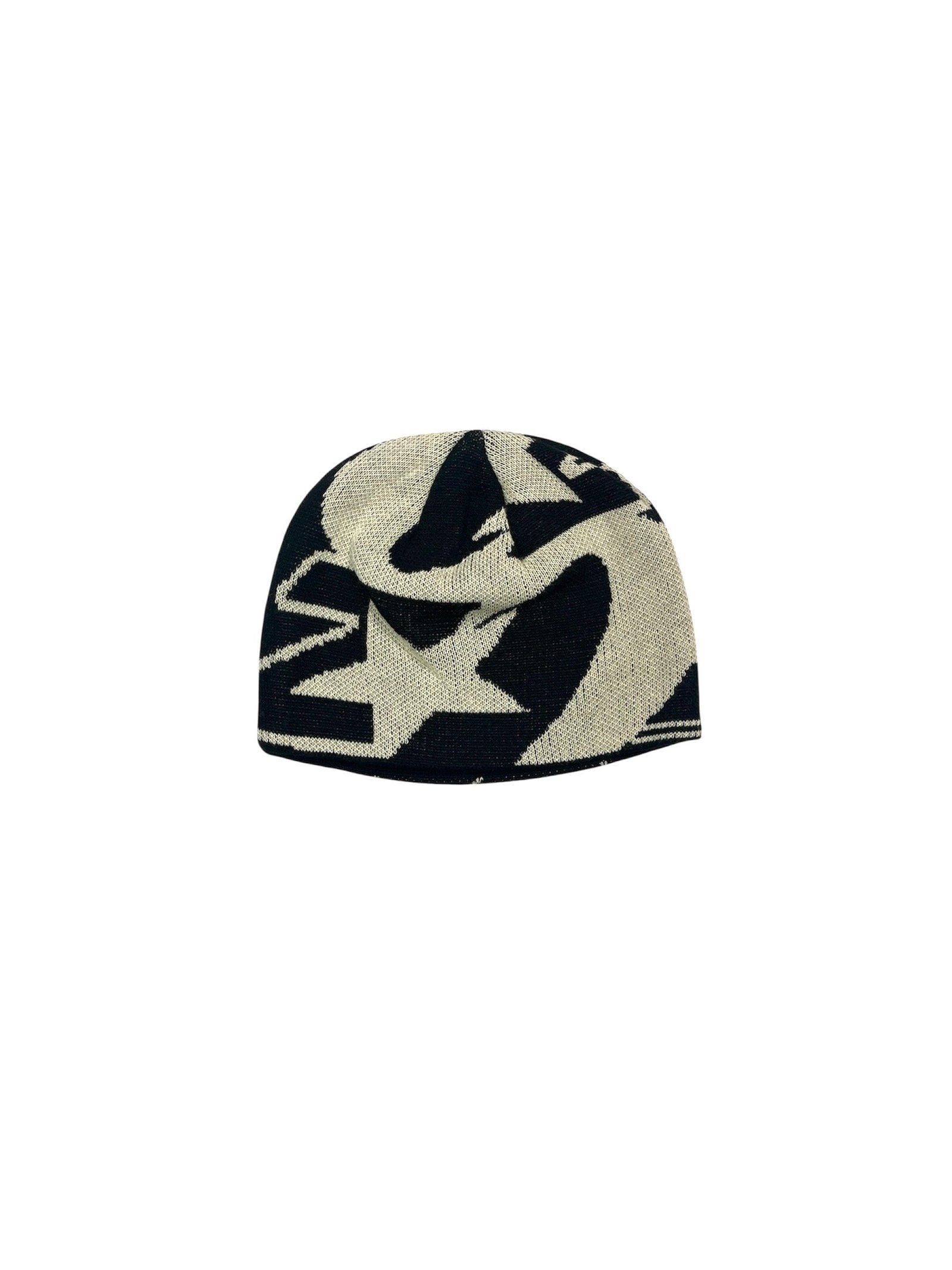 TWO TONE SKULL BEANIE