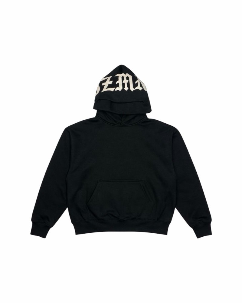 YING YANG DOUBLE HOODIE "BLACK"