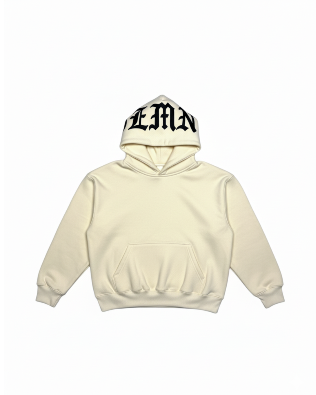 YING YANG DOUBLE HOODIE "CREAM"